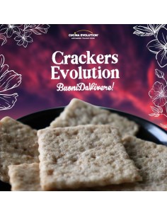 CRACKERS EVOLUTION CON SESAMO E SEMI DI PAPAVERO DA 200 g 2