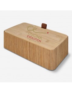 Scatola di Bambù con logo personalizzato da 27 cm  - 1