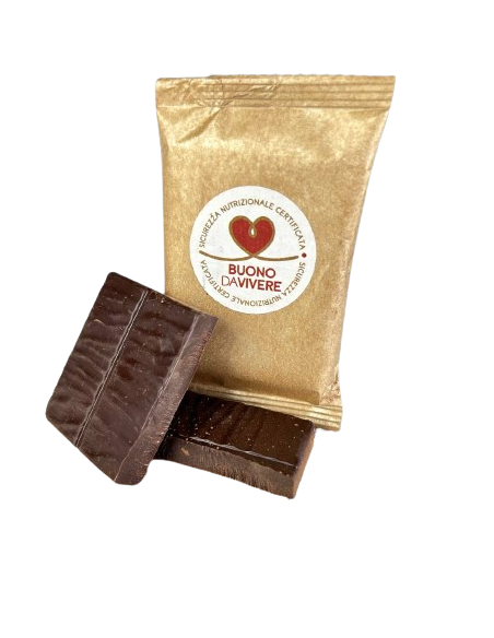Tavoletta di Cioccolato Fondente Extra 69% - con Cacao ed Eritritolo da 25 g  - 1
