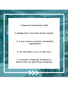 Longevity E. Program - Con la Formula "Prova e poi decidi" di 4 mesi  - 1 2
