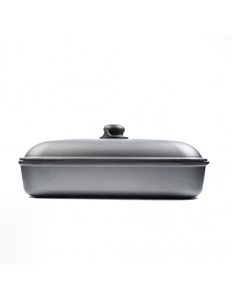 Tegame Rettangolare 35 cm + Coperchio incluso (Non a induzione) Cucina Evolution - 2