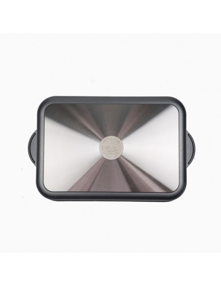 Tegame Rettangolare 35 cm + Coperchio incluso (Non a induzione) Cucina Evolution - 8