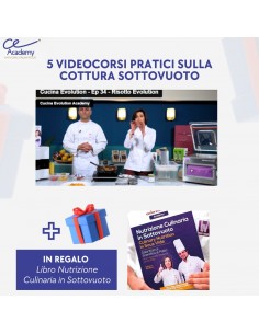 Kit 2 Libri: Medicina Culinaria + Nutrizione Culinaria in sottovuoto con Corso online in Regalo!  - 1