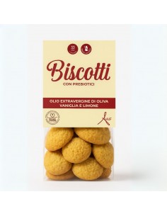 Biscotti Vaniglia e Limone, con Olio Extravergine di Oliva da 200g  - 1