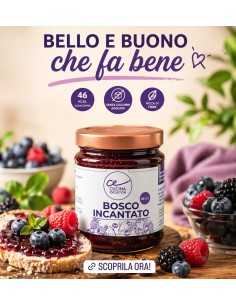 Bosco incantato, composta ai frutti di bosco Evolution da 220 g  - 1 2